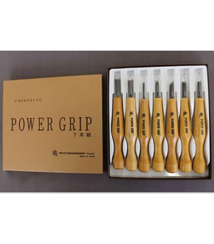 Triangular Wood Chisel Gunstock Checkering Tools Miki Sho Power Grip Triangular Wood Carving ...