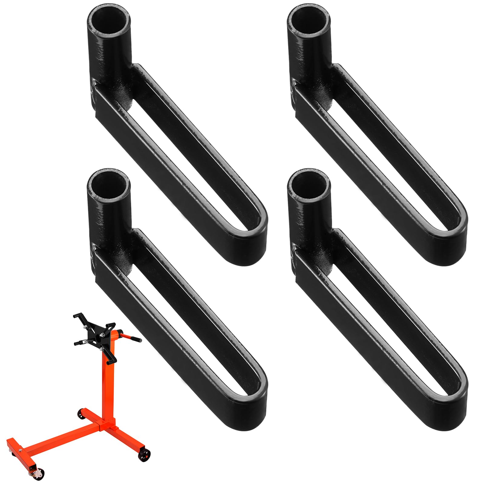 Photo 1 of Zonon 4pcs Engine Stand Replacement Heavy Duty Engine Stand Parts Shifting Arms Compatible with Specific Brand Numbers 555-80040, 555-80041, 555-80042, 555-80098 Easy to Assembly Disassembly