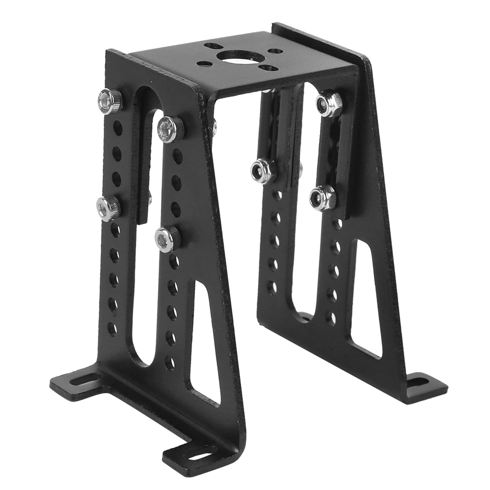 Photo 1 of RC Motor Support, Motor Mounting Support Aluminium Alloy Removable Bracket Model Parts Mounting Stand for Airplane Aircraft RC Aircraft Accessory (Small Model)