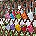 10 pcs Hanging Flower Pots, Thickened Metal Iron Wall Hanging Planter Indoor/ Outdoor for Railing Fence Balcony Garden Home Decoration, Multicolor
