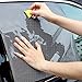 Iuhan® Fashion 2Pcs Car Rear Window Side Sun Shade Cover Block Static Cling Visor Shield Screen