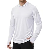 KINSWT Men's UPF 50+ Sun Protection Hoodie Shirts Long Sleeve Hiking Fishing Lightweight SPF UV Shirt with Hood