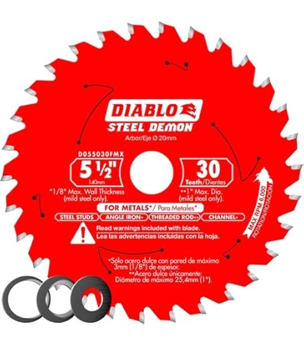 Amazon.com: Morse Metal Devil CSM1280FNFC, Circular Saw Blade