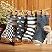 Ueither Infant Baby Toddler Cozy 4 Styles Cute Socks for Girls and Boys 4 Pairs