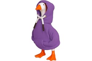 Porch Gooses Outfit Hoodies Lawns Gooses Costume Yard Geese Statue Clothes for Outdoor Patio Yards Lawns Art Decorations Goos