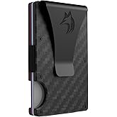 TRAVELINGO Slim RFID Blocking Wallet For Men - Light Weight, Durable & Compact- Minimalist Wallet With Money Clip (Carbon Fiber)