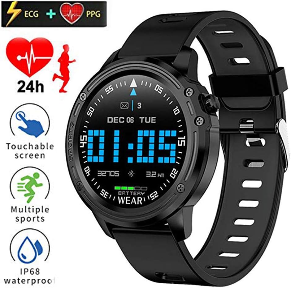 LAIWUSSY L8 Smart Bracelet Fitness Tracker ECG+PPG Blood Pressure Heart Rate Watch IP68 Waterproof Fitness Band Sports Bracelet Smartwatches