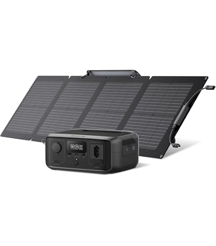 EF ECOFLOW 160W Portable Solar Panel for Power Station, Foldable