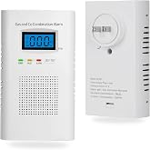 2 in 1 Gas Leak Detector,Natural Gas,LNG &amp; CO,Portable,Outdoor with Digtial Display &amp; Battery Backup for Home,RV,Apartment