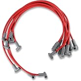 MSD 31359 Super Conductor Spark Plug Wire Set Red