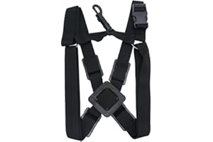 Professional Saxophone Strap Adjustable Sax Double Shoulder Strap Soft Harness for Baritone Alto Tenor Soprano Sax Musical In