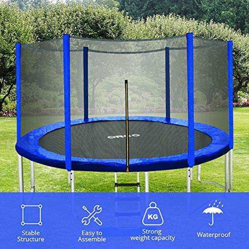 ORCC Trampolines 450 LBS Weight Capacity for Kids and Family, 15 14 12