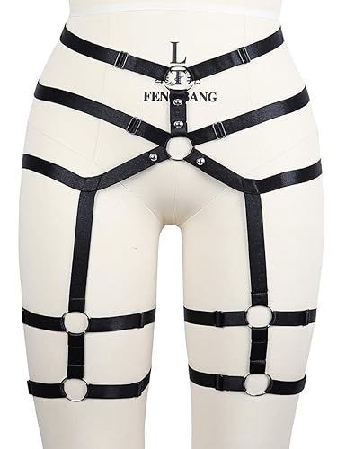 women in garter belts and nylons Amazon.com: Women Strappy Body Harness Garter Belt Punk Gothic Stockings  Lingerie Elastic Suspender Belt Plus Size Rave Garters (Rose Red) :  Clothing, Shoes & Jewelry main image 1