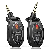 LEKATO Wireless Guitar System Rechargeable UHF