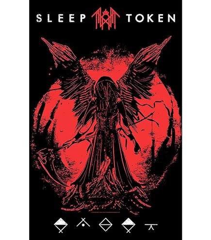 ポスター Sleep Sleep Token Hypnosis Logo Textile Poster 70Cm X 106Cm Black