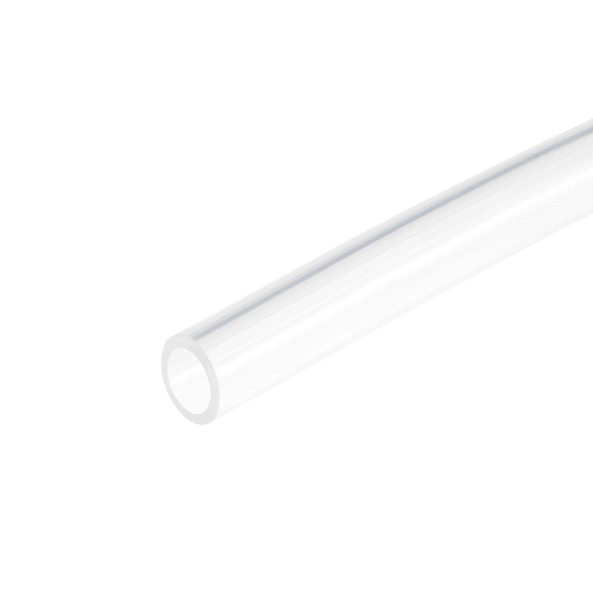 sourcing map Clear Silicone Tubing, 10mm ID 14mm OD 8ft, Flexible Silicone Tube for Air Water Pipe Pump Transfer