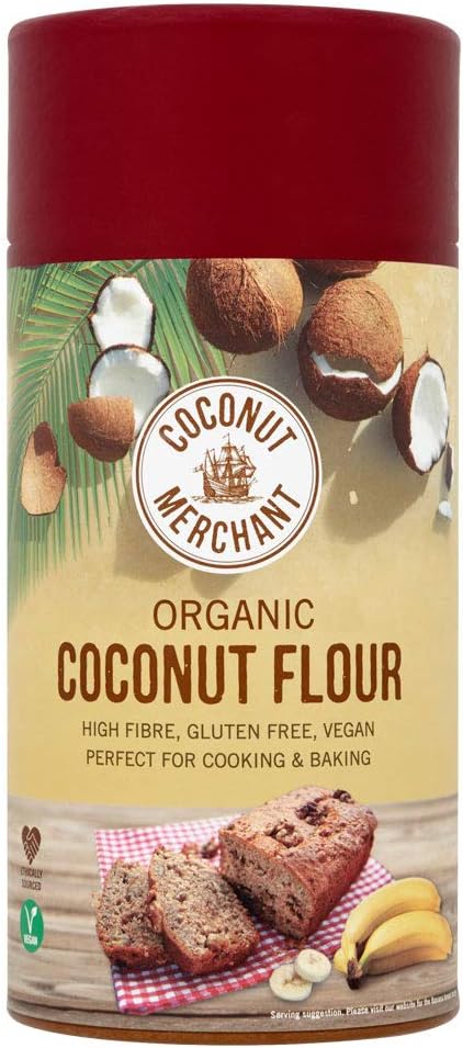 Coconut MerchantCoconut Flour 500g | Gluten free alternative | 100% Natural & Organic | Non-GMO | Vegan friendly