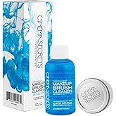 Cinema Secrets Original Blue Vanilla Makeup Brush Cleaner Kit - Professional Cleanser + Cleansing Tin for Makeup Brushes - Quick-Dry, Rinse-Free Formula - Removes Stubborn Waterproof Make Up
