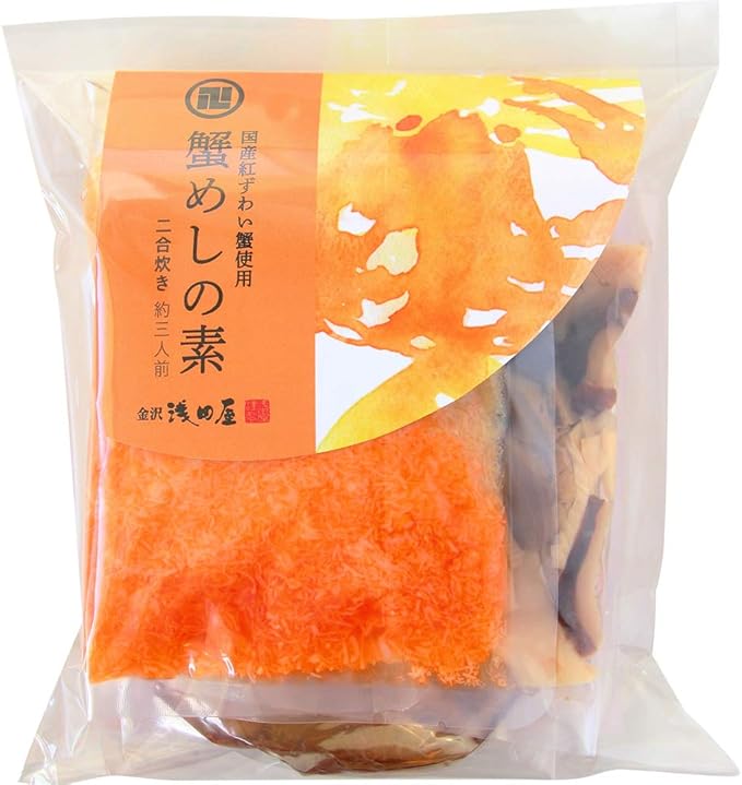 Amazon 金沢浅田屋 炊き込みご飯の素 蟹めしの素 ２合用 金沢浅田屋 おこわ 炊き込みご飯 通販