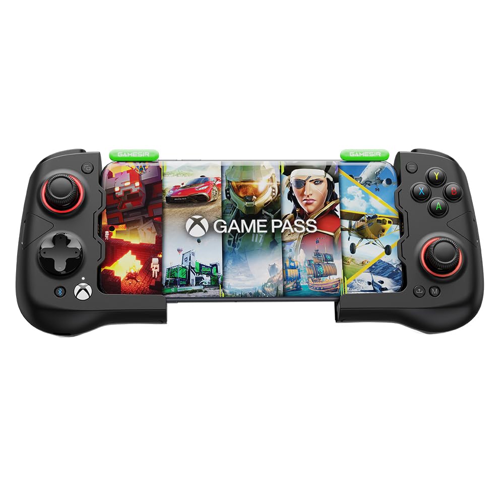 GameSir X4 Aileron Bluetooth Mobile Gaming Controller for Android with Hall Effect Joysticks - Split Design with Carrying Case - Play Diablo Immortal, Minecraft, Fortnite, Dead Trigger 2 & More