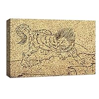 Canvas Wall Art - Celestial Beast Rock Painting - Canvas Prints Home Artwork Decoration for Living Room,Bedroom - 12x18 inches
