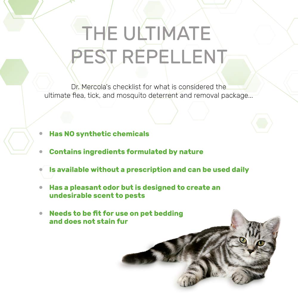 Reviews Dr. Mercola Herbal Repellent Collar For Cats & Kittens, Toxin Free