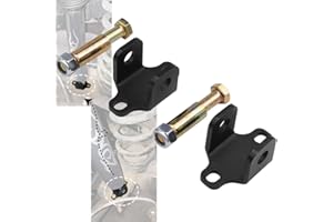 NIXFACE Front Lower Mount Shock Bar Pin Eliminator Fit for Jeep Wrangler TJ,Cherokee XJ，Comanche MJ ，Unlimited LJ 4WD