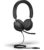 Amazon.com: Jabra Evolve2 40 SE Wired Stereo Noise-Cancelling