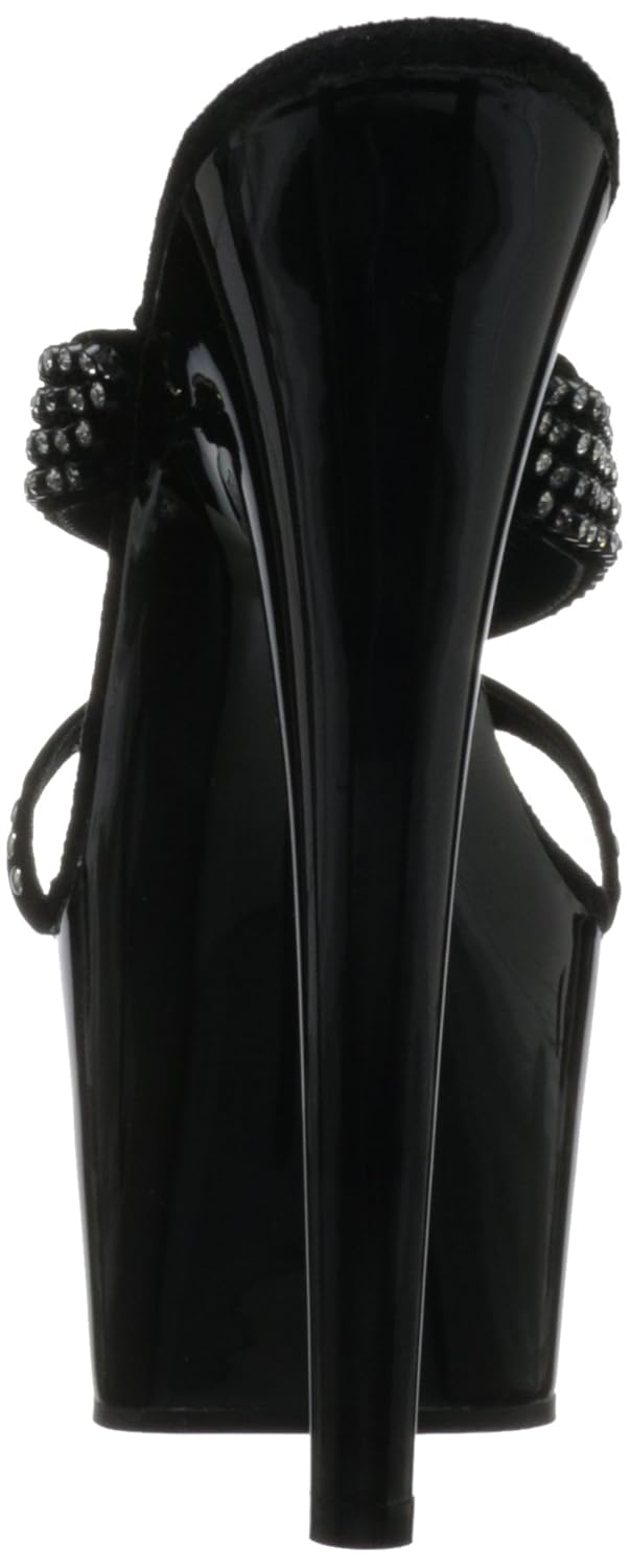 pleaser women's adore-703 thong sandal