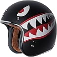 TORC T50/Del Mar Open Face 3/4 Motorcycle Helmet with Graphics