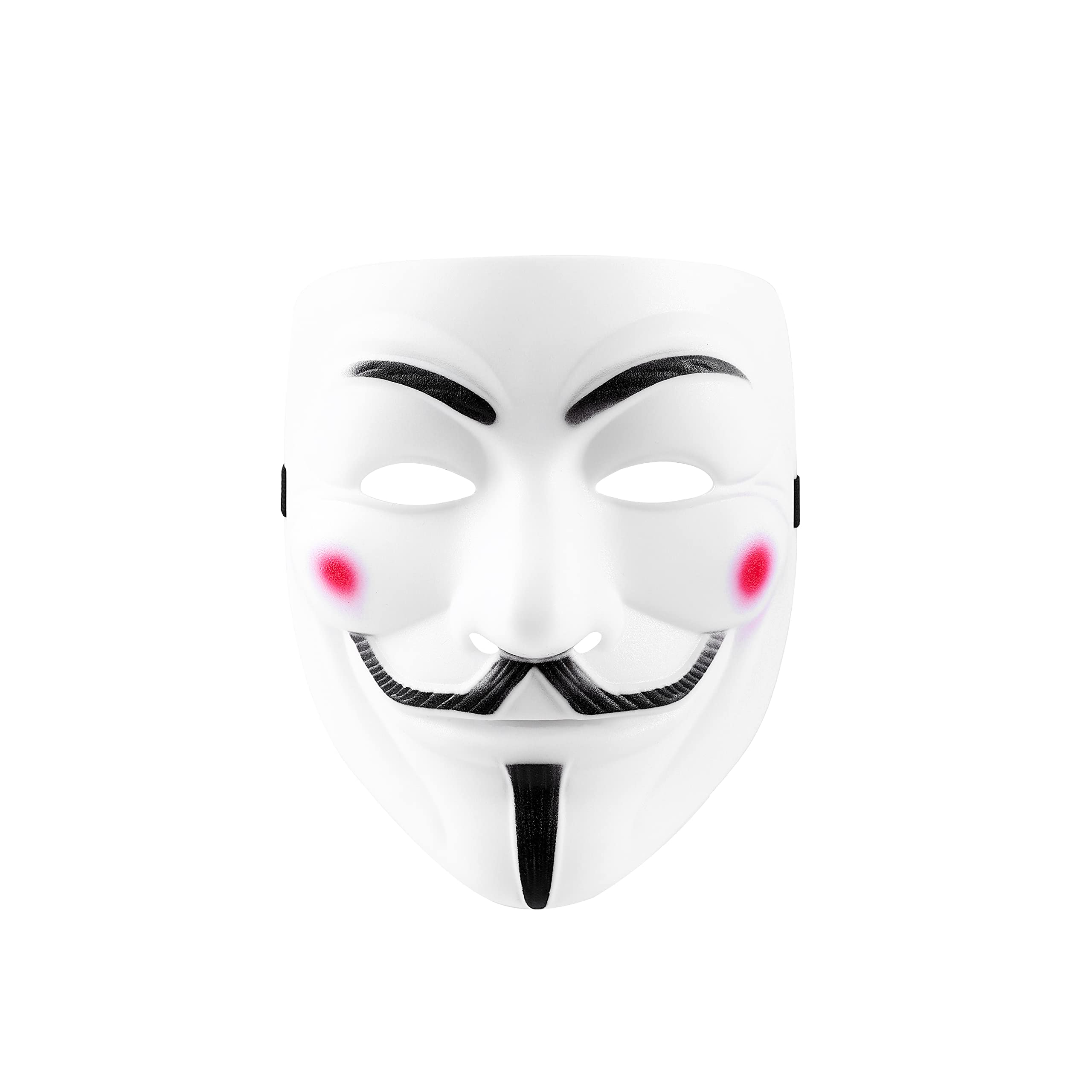 Komonee 1 x V For Vendetta White Halloween Mask Adult Costume Party Guy Fawkes Anon Fancy Dress Outfit (HM24)