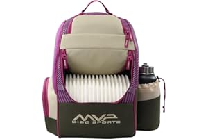 MVP Disc Sports Shuttle Disc Golf Backpack Bag (Choose Your Style and Color)