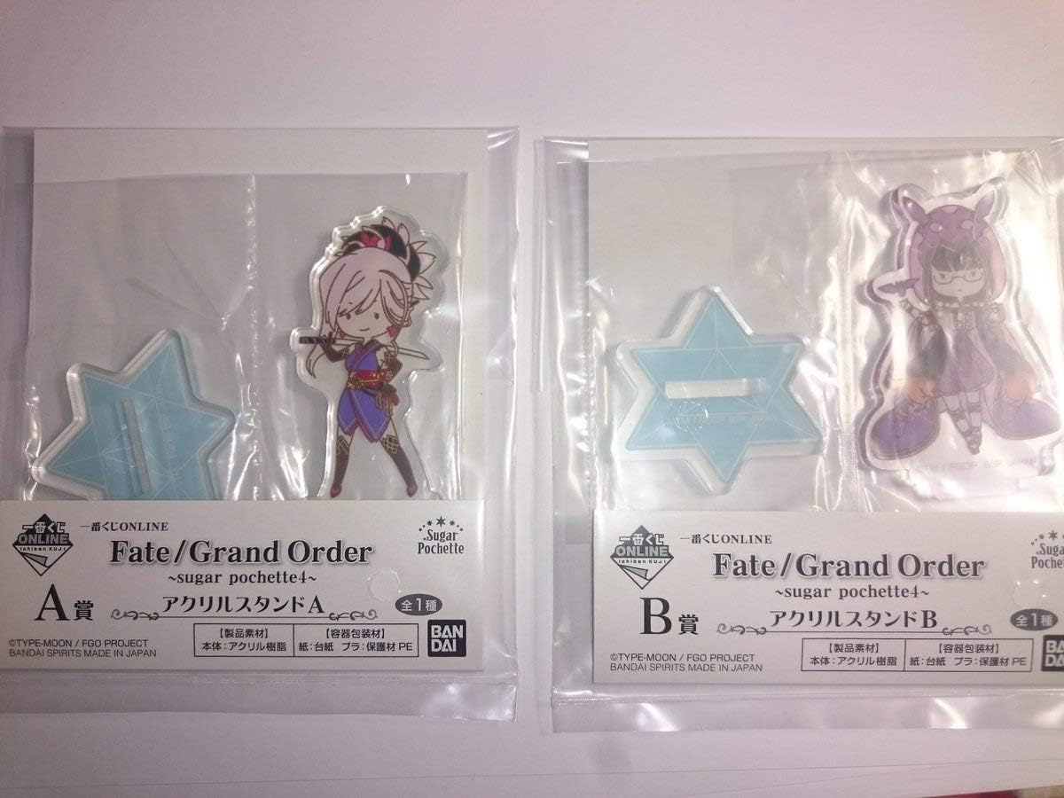 一番くじonline Fate Grand Ordersugar Pochette4 アクリルスタンド A賞 宮本武蔵 B賞 刑部姫 ホビー 通販 Amazon Co Jp