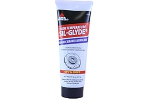 AGS Company Automotive Solutions Cerami-Glyde Silicone Brake Lubricant, Tube, 8 oz, High-Temperature Resilience, Safe for All Brake Assembly Parts, Advanced Formula for Noise Reduction