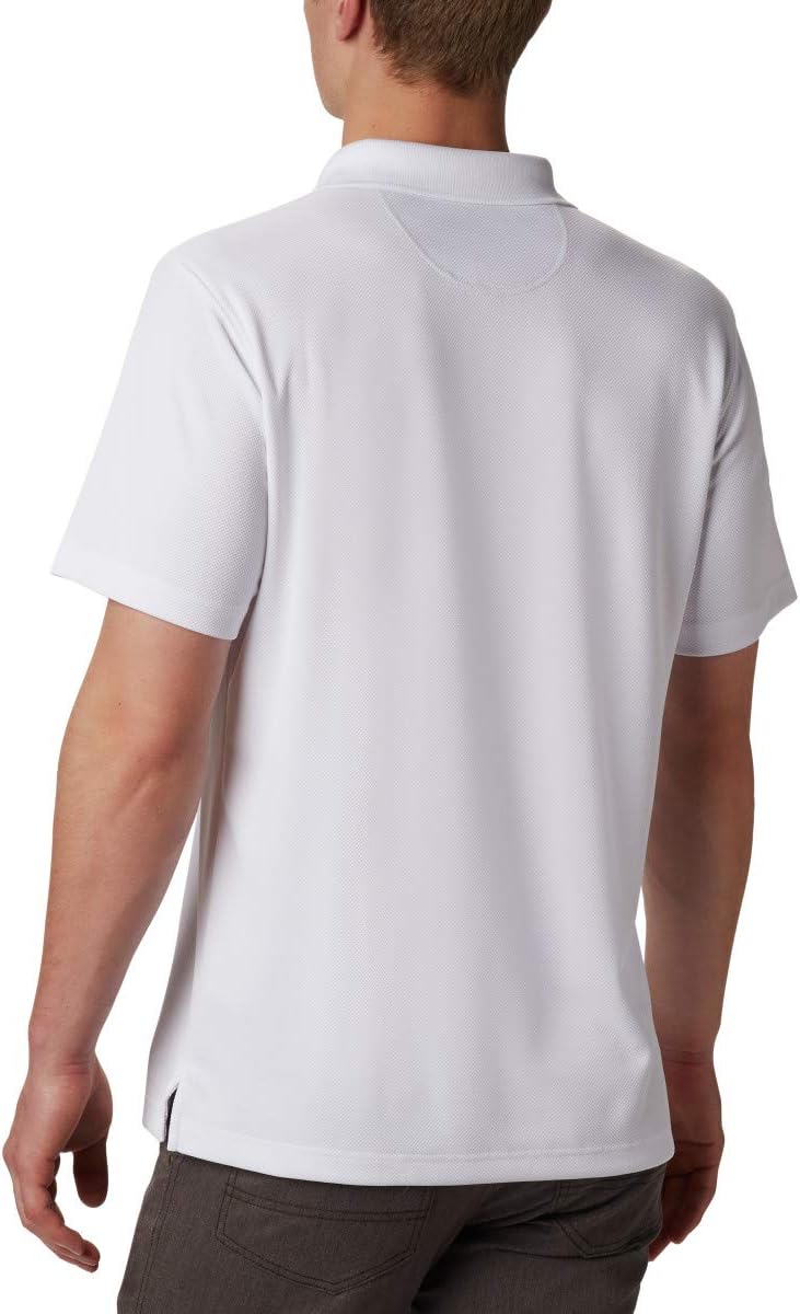 Columbia Men's Utilizer Short Sleeve Wicking Polo with Uv Protection: Sports & Outdoors
