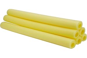 SPEEDWAY MOTORS Foam Roll Bar/Cage Padding, Set of 6, Yellow, 36 Inch