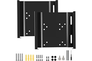 2 Pack Mini PC Mount Compatible with Lenovo ThinkCentre Tiny, Wall VESA and Under Desk Mount for Lenovo ThinkCentre Tiny Desk