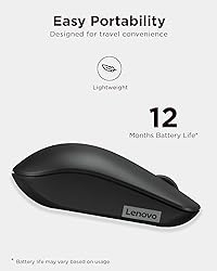 Lenovo 530 Wireless Mouse – Full Size Computer