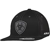 Ariat Men's Flexfit 110 Snap Back Cap with Suede/Rubber Shield Logo