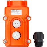 Electrical Buddy Monmentary Up Down Button Hoist Pushbutton Switch COB31 AC250V 15A AC380V 10A