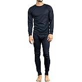 Knocker Men's Long Thermal Underwear Top and Bottom Set