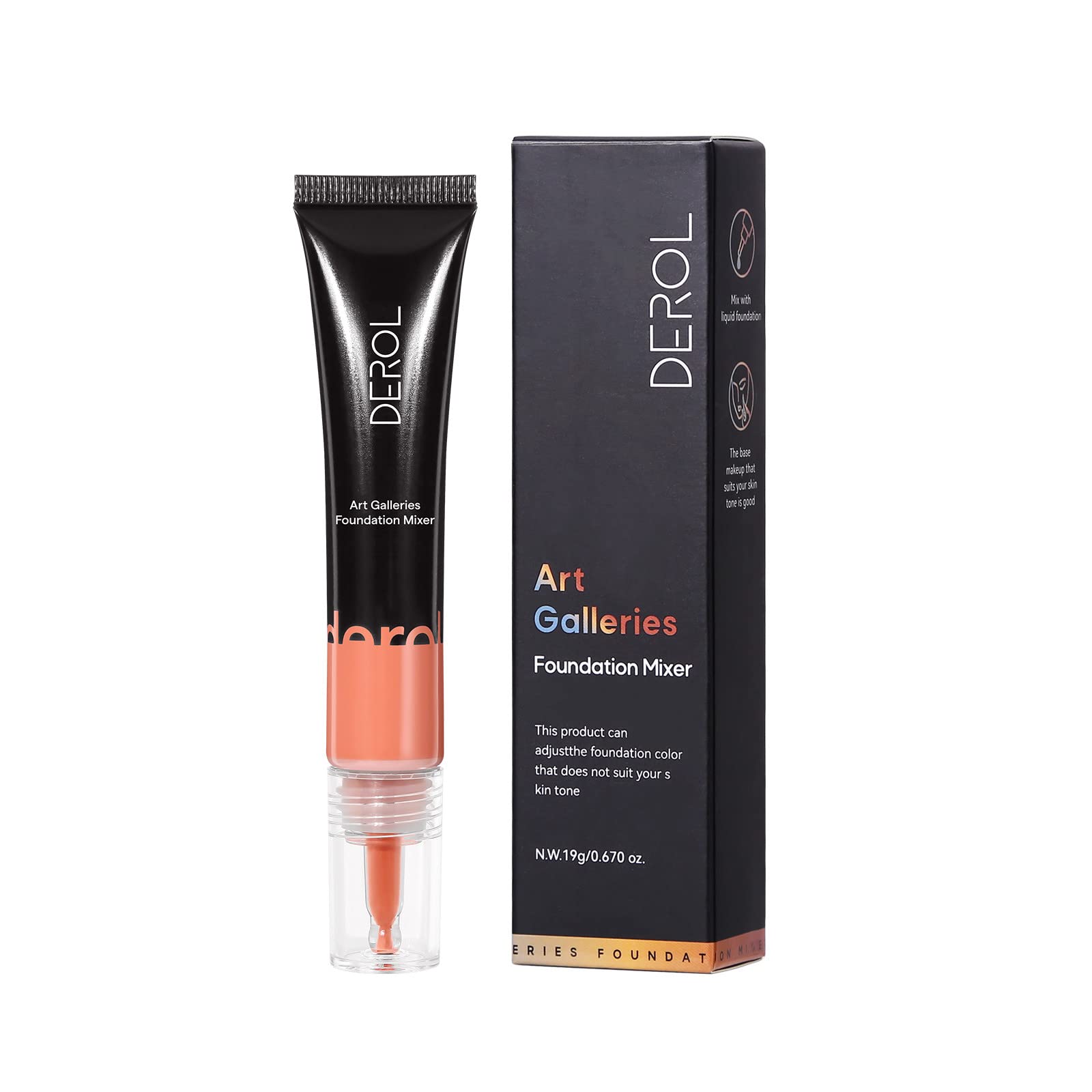 Foundation Mixer and Adjusting Drops - Change Foundation Colour to Match Your Skin Tone (Orange)