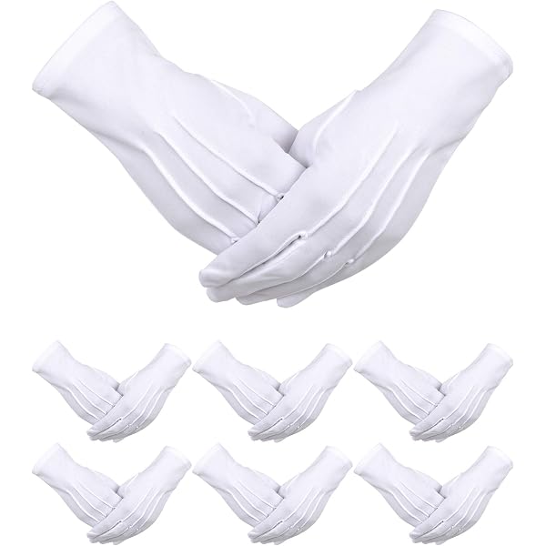 White Gauntlets Gloves | Made In UK