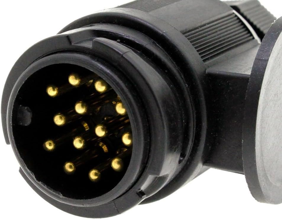 Micro Trader 13 Pin Euro Vehicle Towing Plug Plastic for Trailer Caravan Car Tow - Image 4