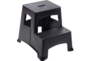Tricam TRP-2 2STEPS 325LB Step Stool, Black