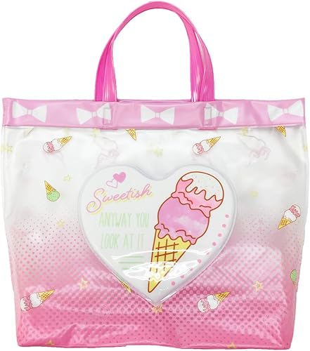 Amazon プールバッグ 女の子 小学生 幼稚園 キッズ ビニールバッグ メール便 ｂピンク F Natural Style レッスン バッグ