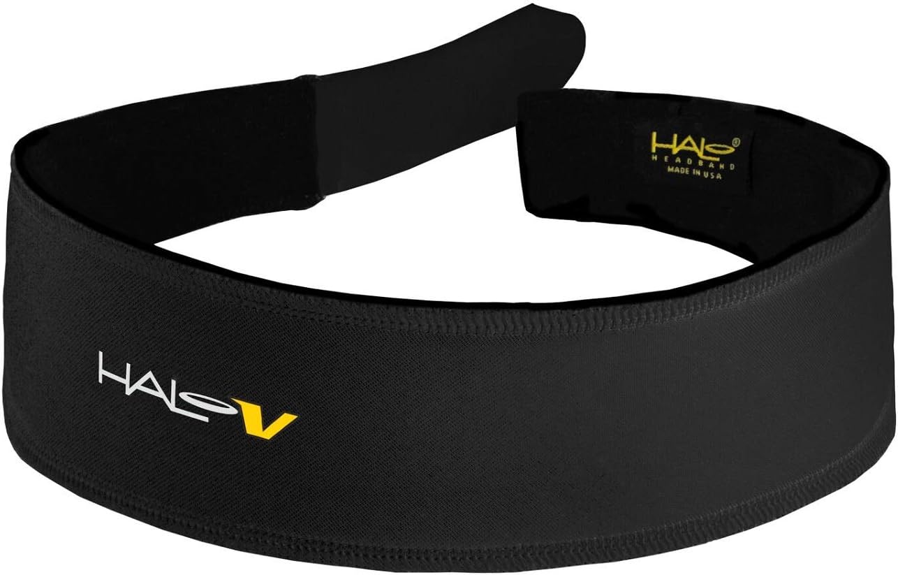 Halo Headband Halo V - Sweatband with VELCRO Brand Adjustable Fastener