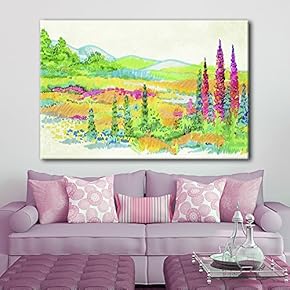 Bright Color Painting Spring Valley