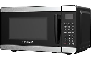 FRIGIDAIRE RMW741 0.7 Cubic Foot Microwave, Stainless Steel Design, Silver