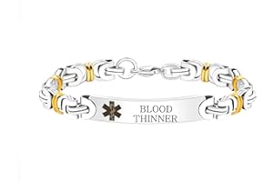 Zircobic Medical Alert ID Bracelet – Lightweight Waterproof Stainless Steel, Hypoallergenic & Comfortable, Custom Laser Engraved QR Code for Outdoor Use, Unisex